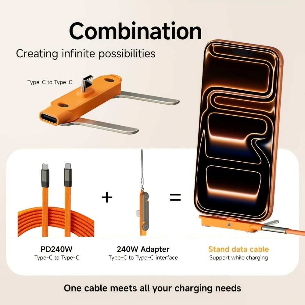 ZYPER™ 2-in-1 Detachable Cable With Stand