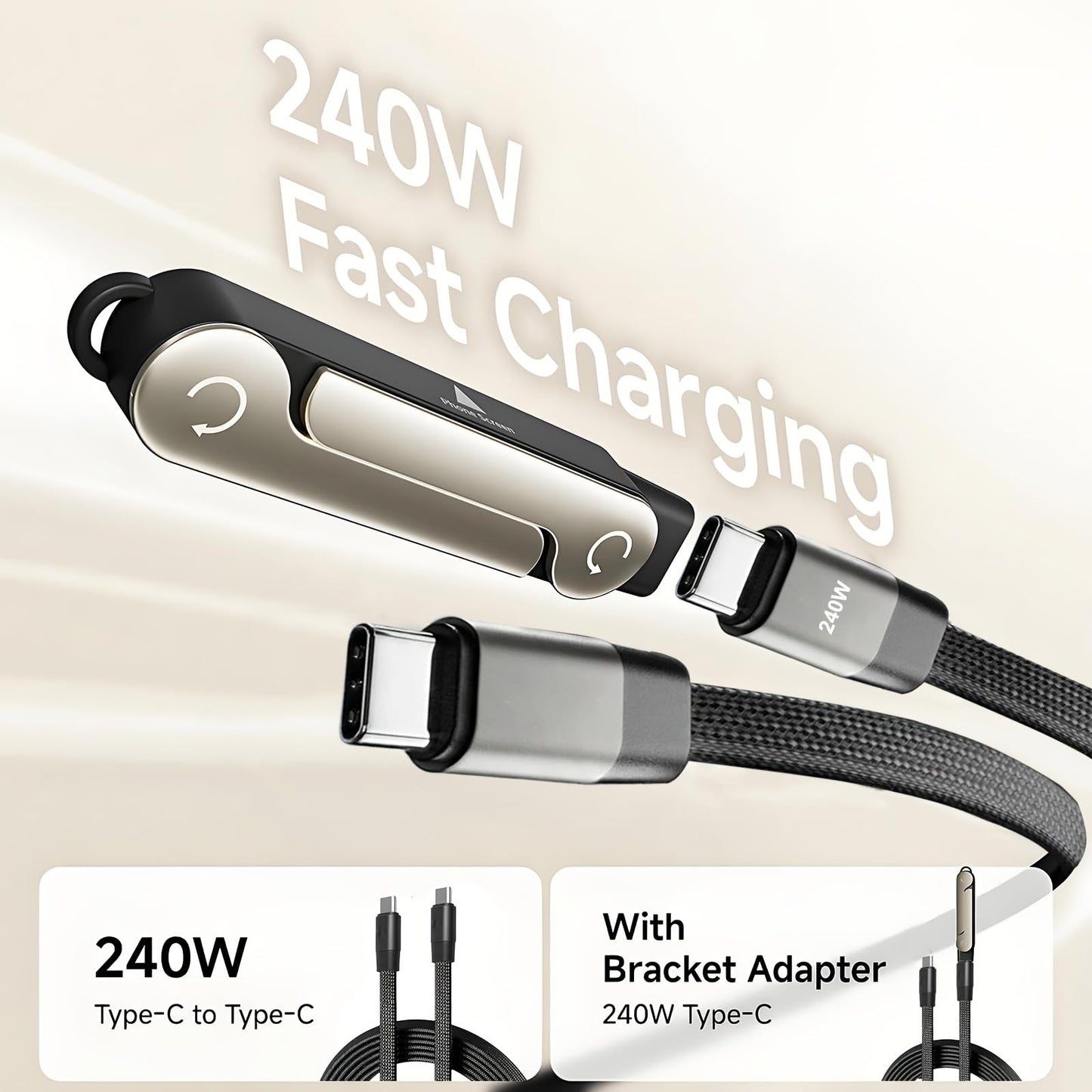 ZYPER™ 2-in-1 Detachable Cable With Stand